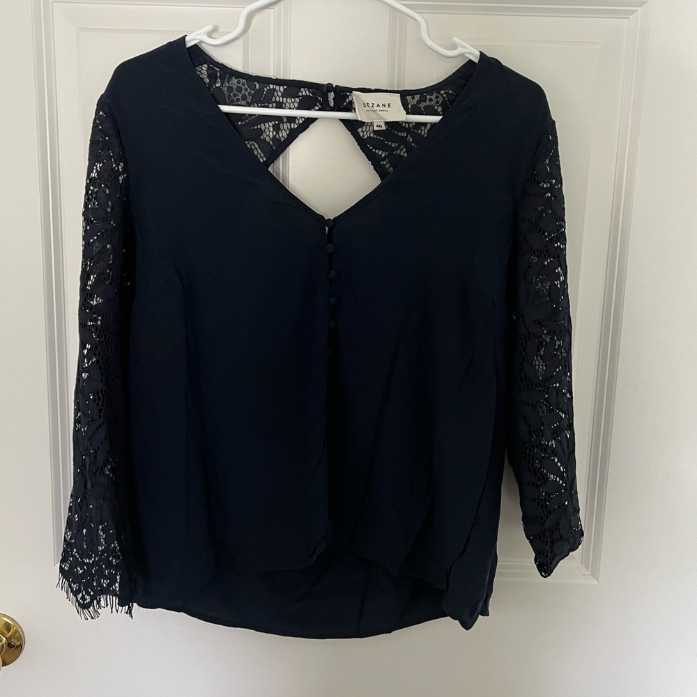 Blouse Sezane 100% Silk (Chemise April)